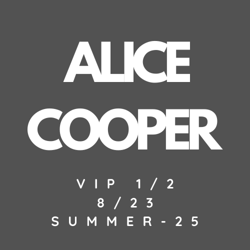 Alice Cooper 2025 Summer Tour VIP1/2 Bundle (8/23 Chesterfield, MO)