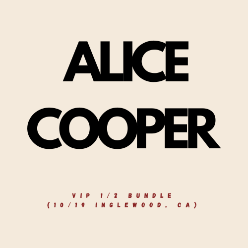 Alice Cooper 2025 Fall Co-Headline Tour VIP 1/2 Bundle (10/19 Inglewood, CA)