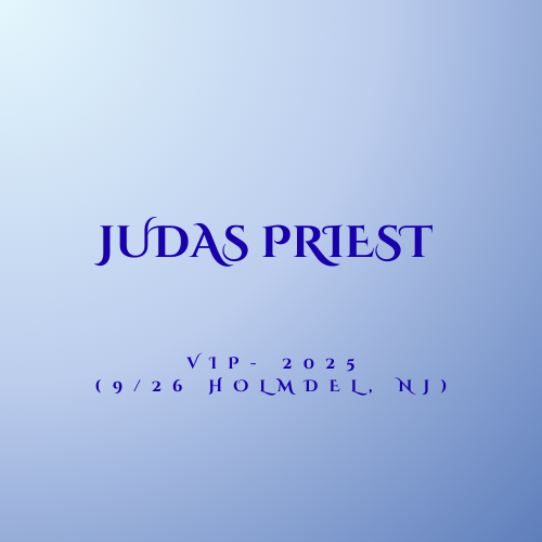 Judas Priest 2025 US Fall Tour VIP 1 Bundle (9/26 Holmdel, NJ)