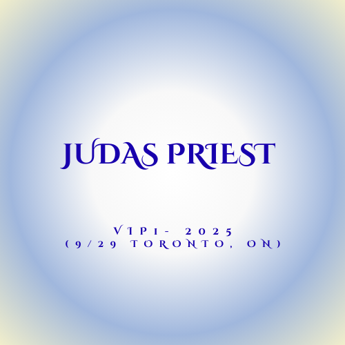 Judas Priest 2025 US Fall Tour VIP 1 Bundle (9/29 Toronto, ON)