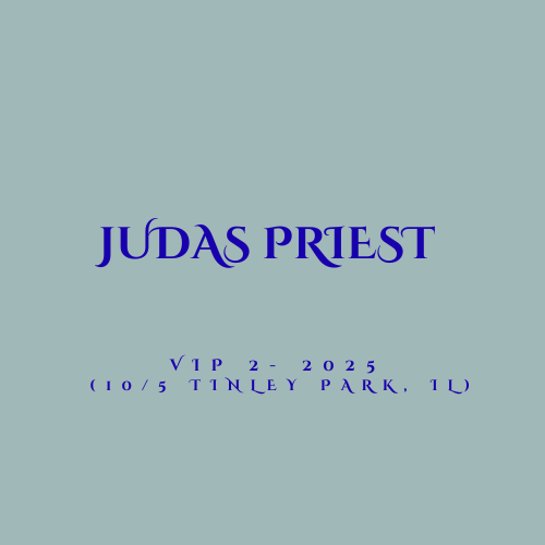 Judas Priest 2025 US Fall Tour VIP 2 Bundle (10/5 Tinley Park, IL)