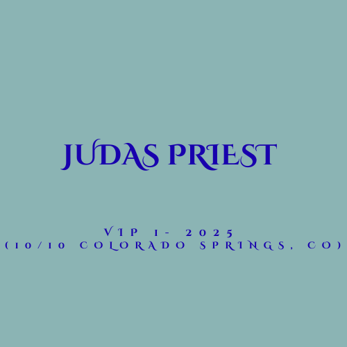 Judas Priest 2025 US Fall Tour VIP 1 Bundle (10/10 Colorado Springs, CO)