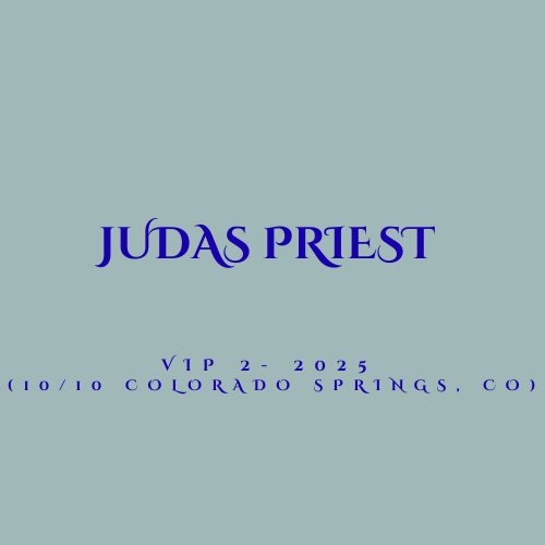 Judas Priest 2025 US Fall Tour VIP 2 Bundle (10/10 Colorado Springs, CO)