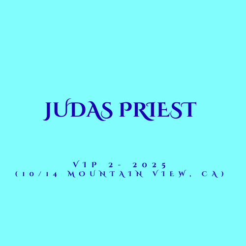 Judas Priest 2025 US Fall Tour VIP 2 Bundle (10/14 Mountain View, CA)