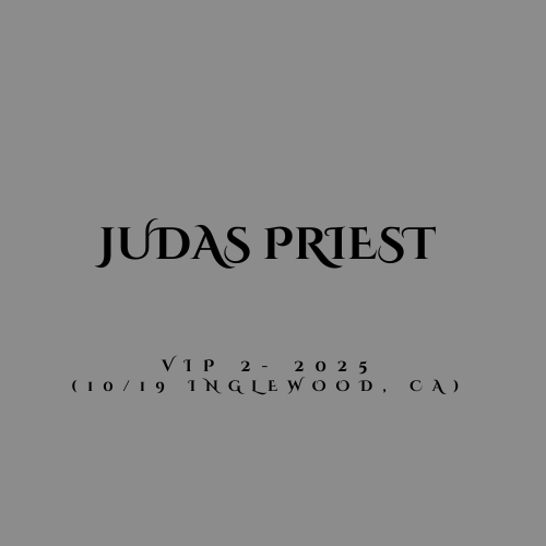 Judas Priest 2025 US Fall Tour VIP 2 Bundle (10/19 Inglewood, CA)