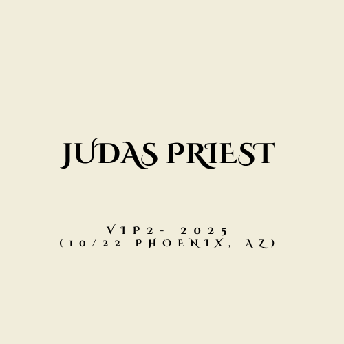 Judas Priest 2025 US Fall Tour VIP 2 Bundle (10/22 Phoenix, AZ)