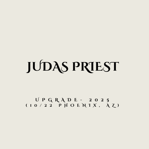 Judas Priest 2025 US Fall Tour VIP Upgrade Bundle (10/22 Phoenix, AZ)
