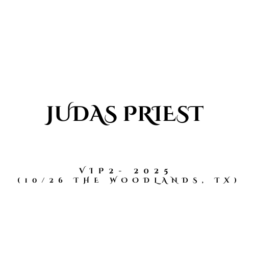 Judas Priest 2025 US Fall Tour VIP 2 Bundle (10/26 The Woodlands, TX)