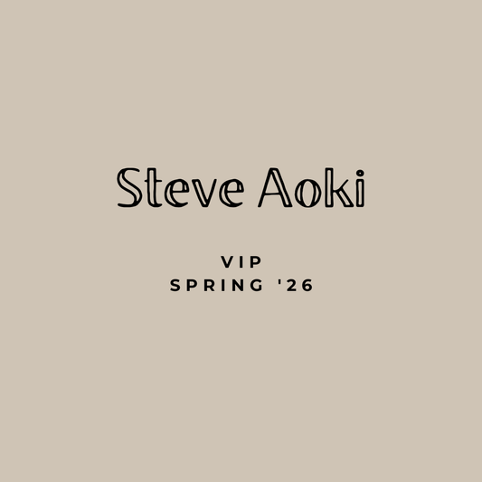 Steve Aoki- Laminates/Lanyards