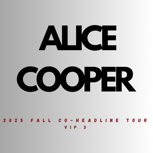 Alice Cooper 2025 Fall Co-Headline Tour VIP3 Bundle
