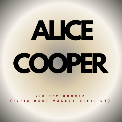 Alice Cooper 2025 Fall Co-Headline Tour VIP 1/2 Bundle (10/12 West Valley City, UT)