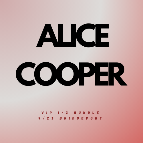 Alice Cooper 2025 Fall Co-Headline Tour VIP 1/2 Bundle (9/23 Bridgeport, CT)