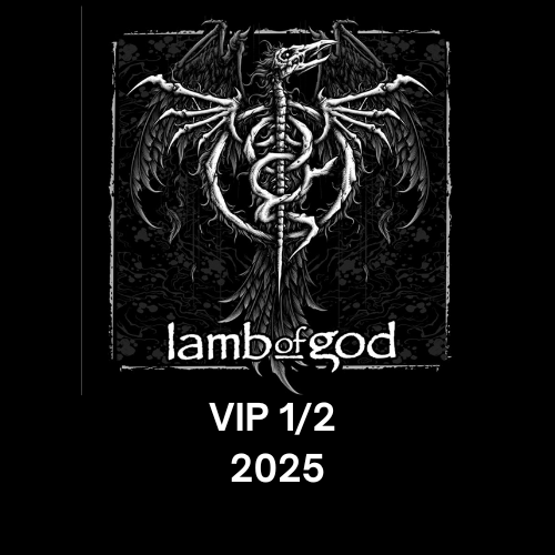 Lamb of God 2025 Tour VIP 1&2 Bundle