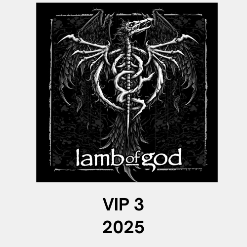 Lamb of God 2025 Tour VIP 3 Bundle