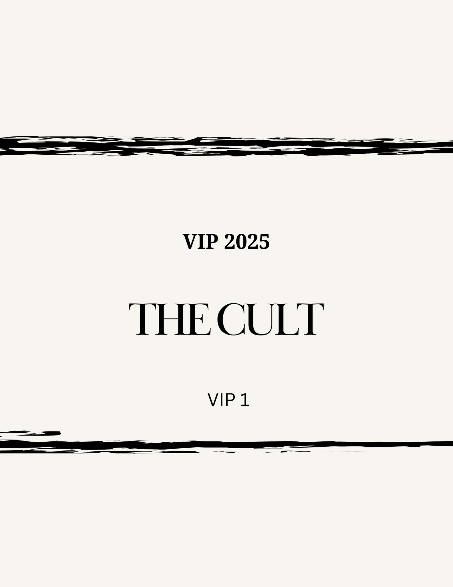 The Cult 2025 Fall Tour VIP 1 Bundle
