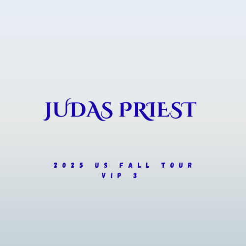 Judas Priest 2025 US Fall Tour VIP 3 Bundle