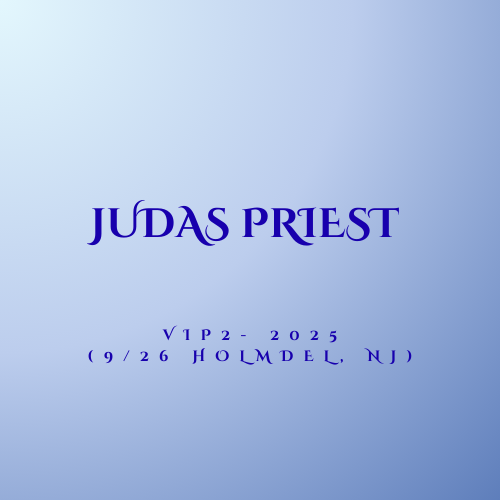 Judas Priest 2025 US Fall Tour VIP 2 Bundle (9/26 Holmdel, NJ)