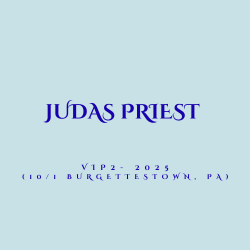 Judas Priest 2025 US Fall Tour VIP 2 Bundle (10/1 Burgettestown, PA)