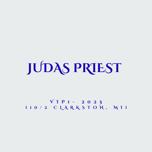 Judas Priest 2025 US Fall Tour VIP 1 Bundle (10/2 Clarkston, MI)