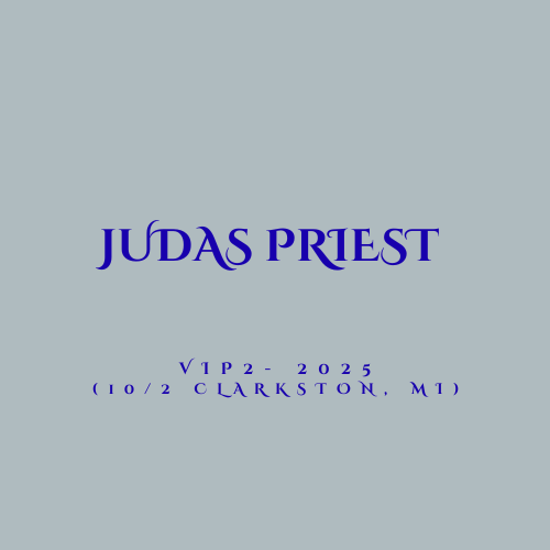 Judas Priest 2025 US Fall Tour VIP 2 Bundle (10/2 Clarkston, MI)