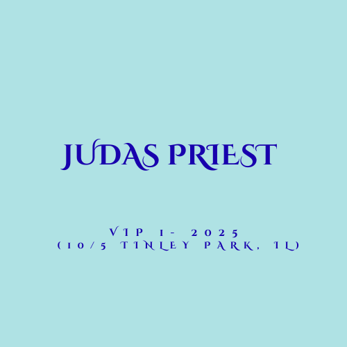 Judas Priest 2025 US Fall Tour VIP 1 Bundle (10/5 Tinley Park, IL)