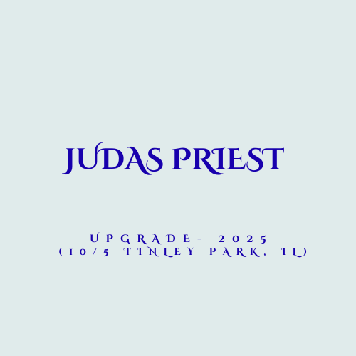 Judas Priest 2025 US Fall Tour VIP Upgrade Bundle (10/5 Tinley Park, IL)