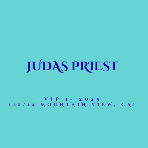 Judas Priest 2025 US Fall Tour VIP 1 Bundle (10/14 Mountain View, CA)