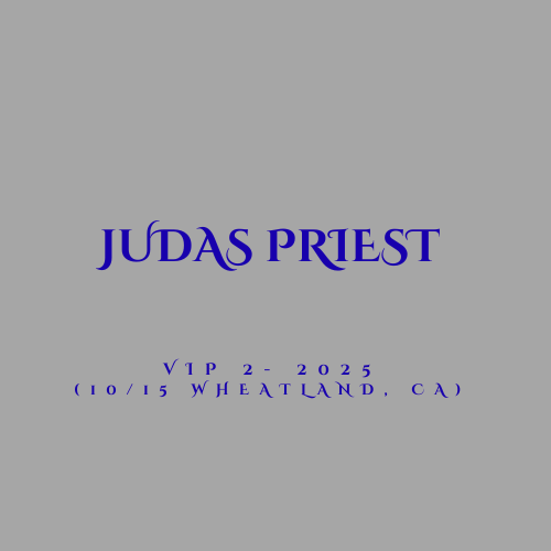 Judas Priest 2025 US Fall Tour VIP 2 Bundle (10/15 Wheatland, CA)