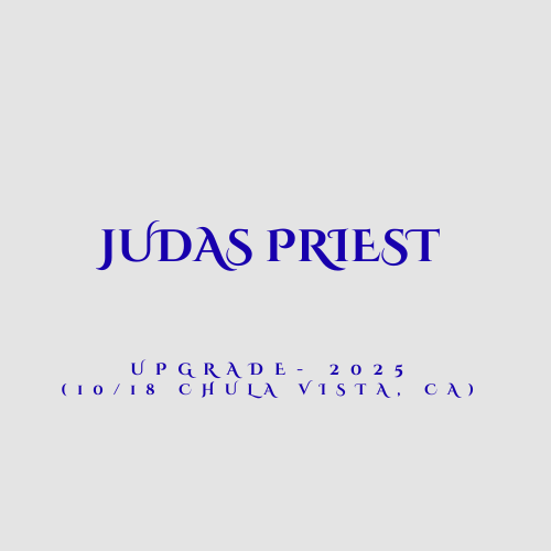 Judas Priest 2025 US Fall Tour VIP Upgrade Bundle (10/18 Chula Vista, CA)