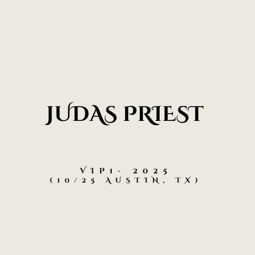 Judas Priest 2025 US Fall Tour VIP 1 Bundle (10/25 Austin, TX)